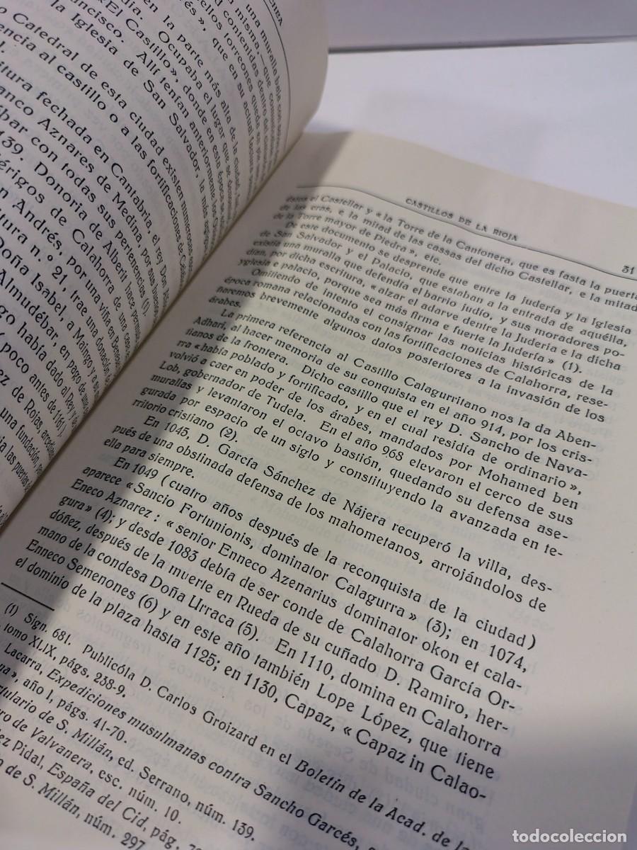 Libros de segunda mano: Castillos De La Rioja: notas descriptivas e hist&oacute;ricas. Ces&aacute;reo Goicoechea (Facs&iacute;mil). LBC736 - Foto 6