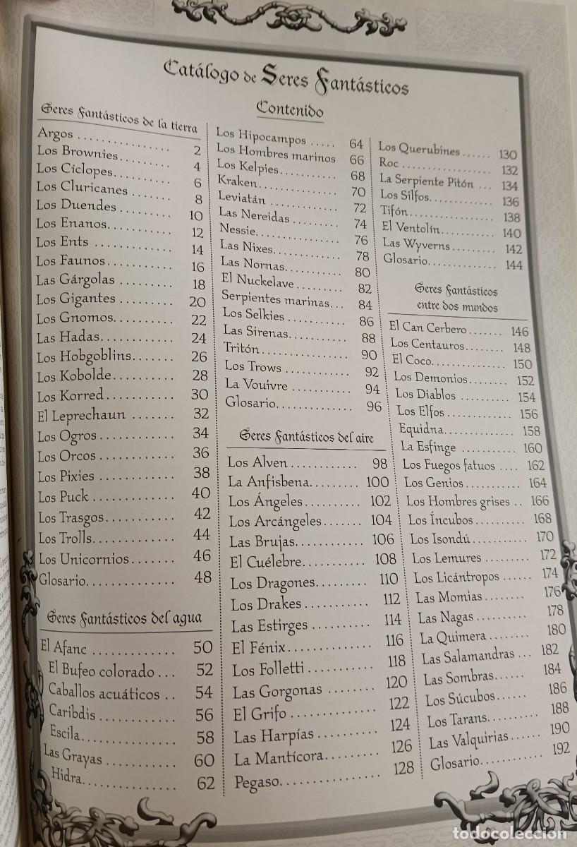 Libros de segunda mano: Cat&aacute;logo de Seres Fant&aacute;sticos - Foto 5