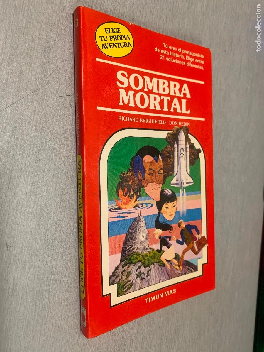 Libros de segunda mano: ELIGE TU PROPIA AVENTURA N&ordm; 33: SOMBRA MORTAL / RICHARD BRIGHTFIELD, DON HEDIN / TIMUN MAS 1986