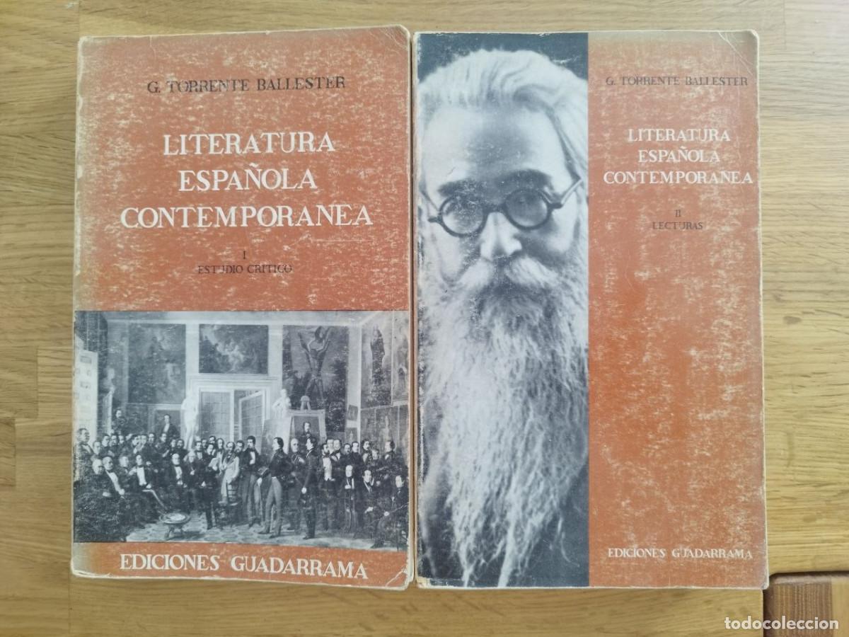 Libros de segunda mano: Literatura espa&ntilde;ola contenporanea 1 & 2, G. Torrente Ballester (PREGUNTAR DISPONIBILIDAD)