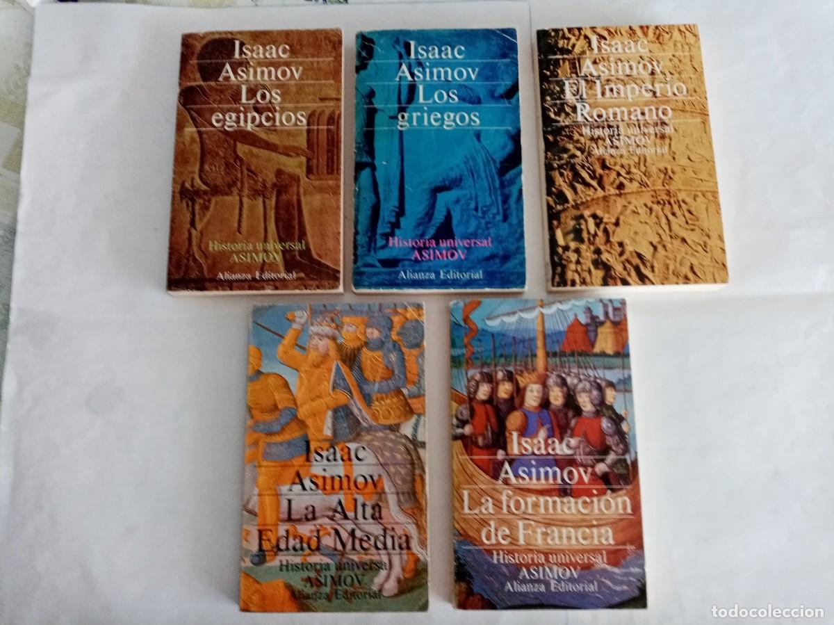 Libros de segunda mano: HISTORIA UNIVERSAL ASIMOV ( 5 VOL.) ( ALIANZA EDITORIAL )