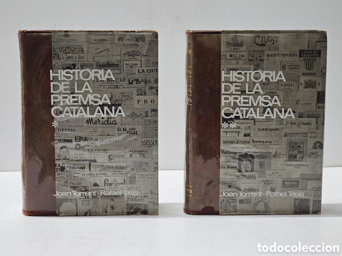 Libros de segunda mano: Hist&ograve;ria de la Premsa Catalana (2 Volums Complets) - Joan Torrent i Rafael Tasis (Bruguera, 1966)