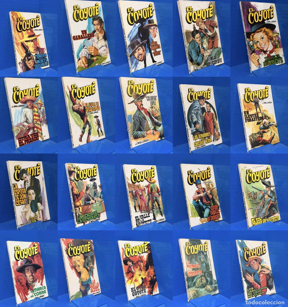 Libros de segunda mano: LOTE DE 158 NOVELAS EL COYOTE - JOS&Eacute; MALLORQU&Iacute; - ED. FAVENCIA