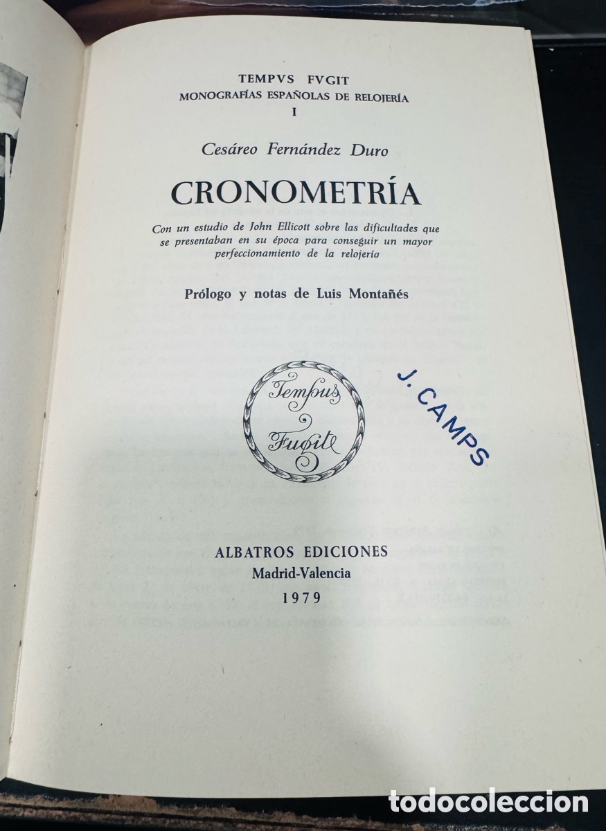 Libros de segunda mano: Cronometr&iacute;a &ldquo;Ces&aacute;reo Fern&aacute;ndez Duro&rdquo; - Foto 2