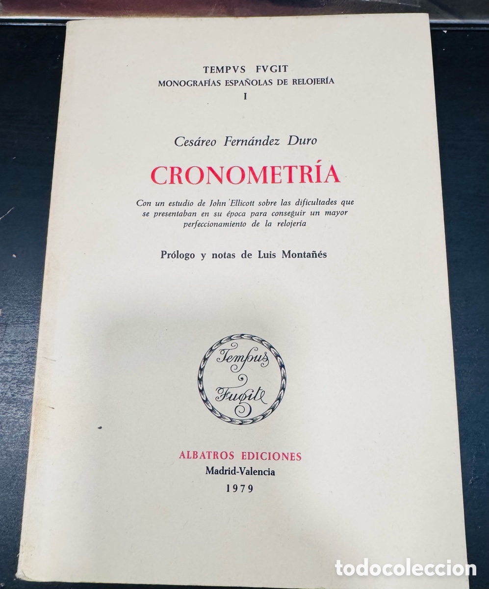 Libros de segunda mano: Cronometr&iacute;a &ldquo;Ces&aacute;reo Fern&aacute;ndez Duro&rdquo;