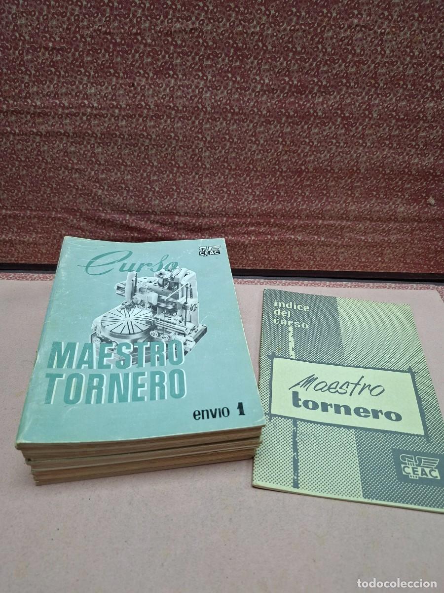 Libros de segunda mano: CURSO OFICIOS MAESTRO TORNERO CEAC MAQUINARIA DEL 1 AL 14