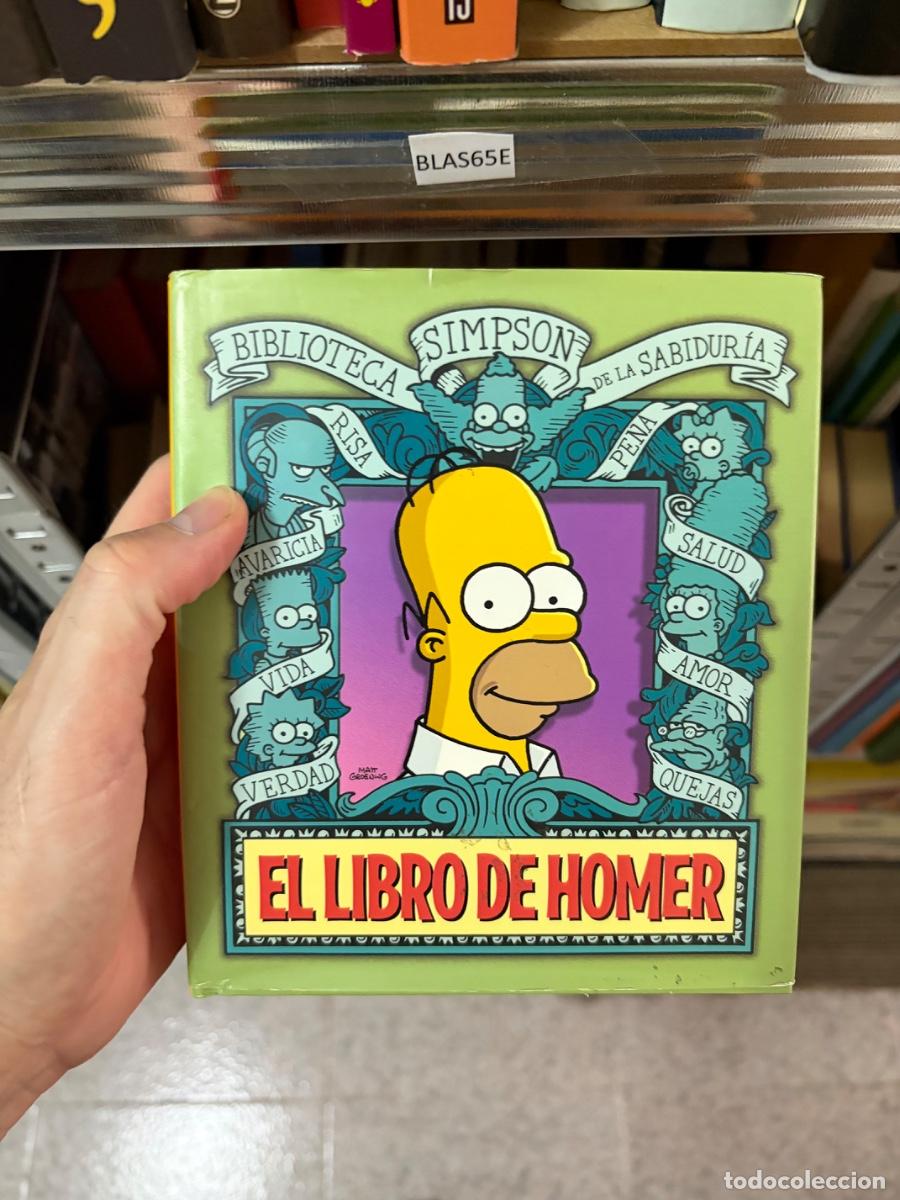Libros de segunda mano: BLAS65E BIBLIOTECA RISA simpson DE LA SABIDUR&Iacute;A SENA SALUD MIEDO AMOR VERDAD el libro de homer