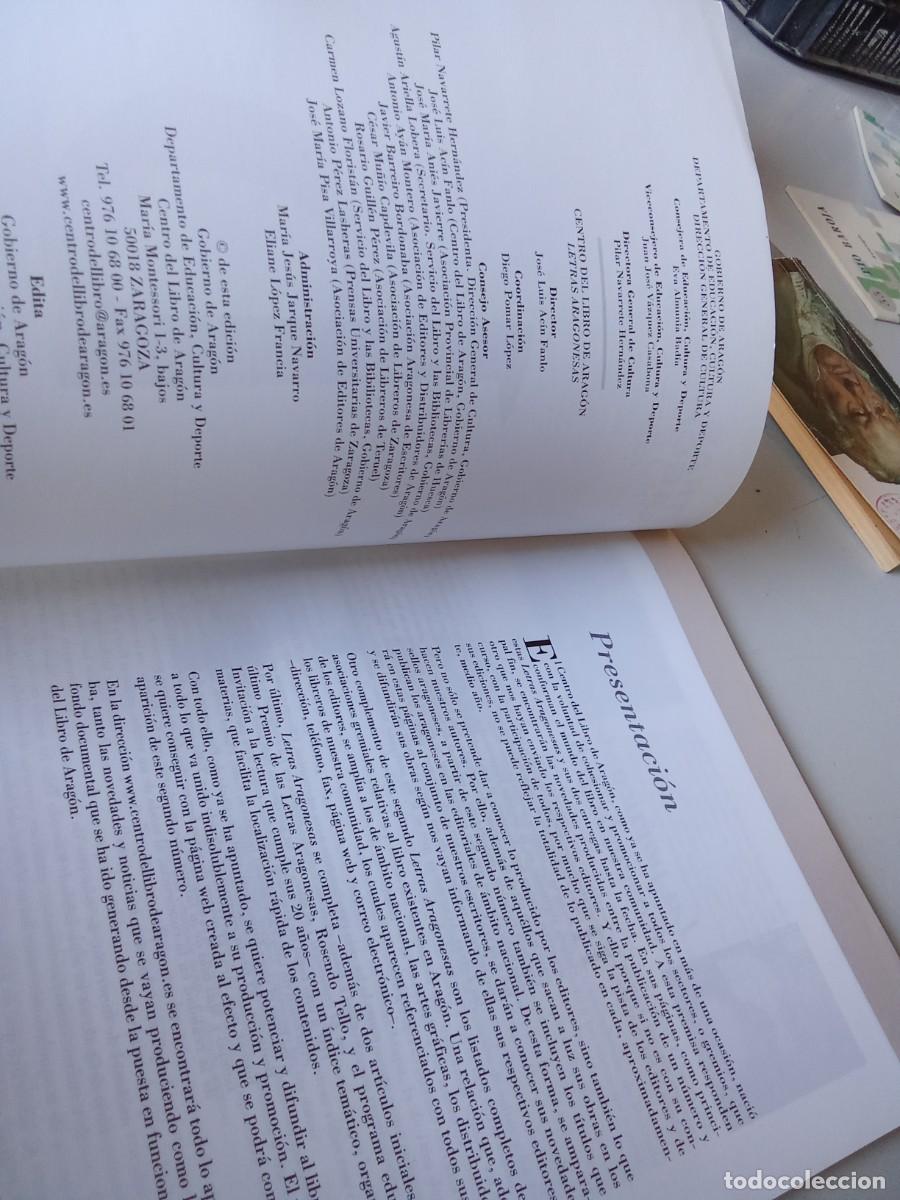 Libros de segunda mano: LETRAS ARAGONESAS ABRIL 2006 / / EVA 201 - Foto 6
