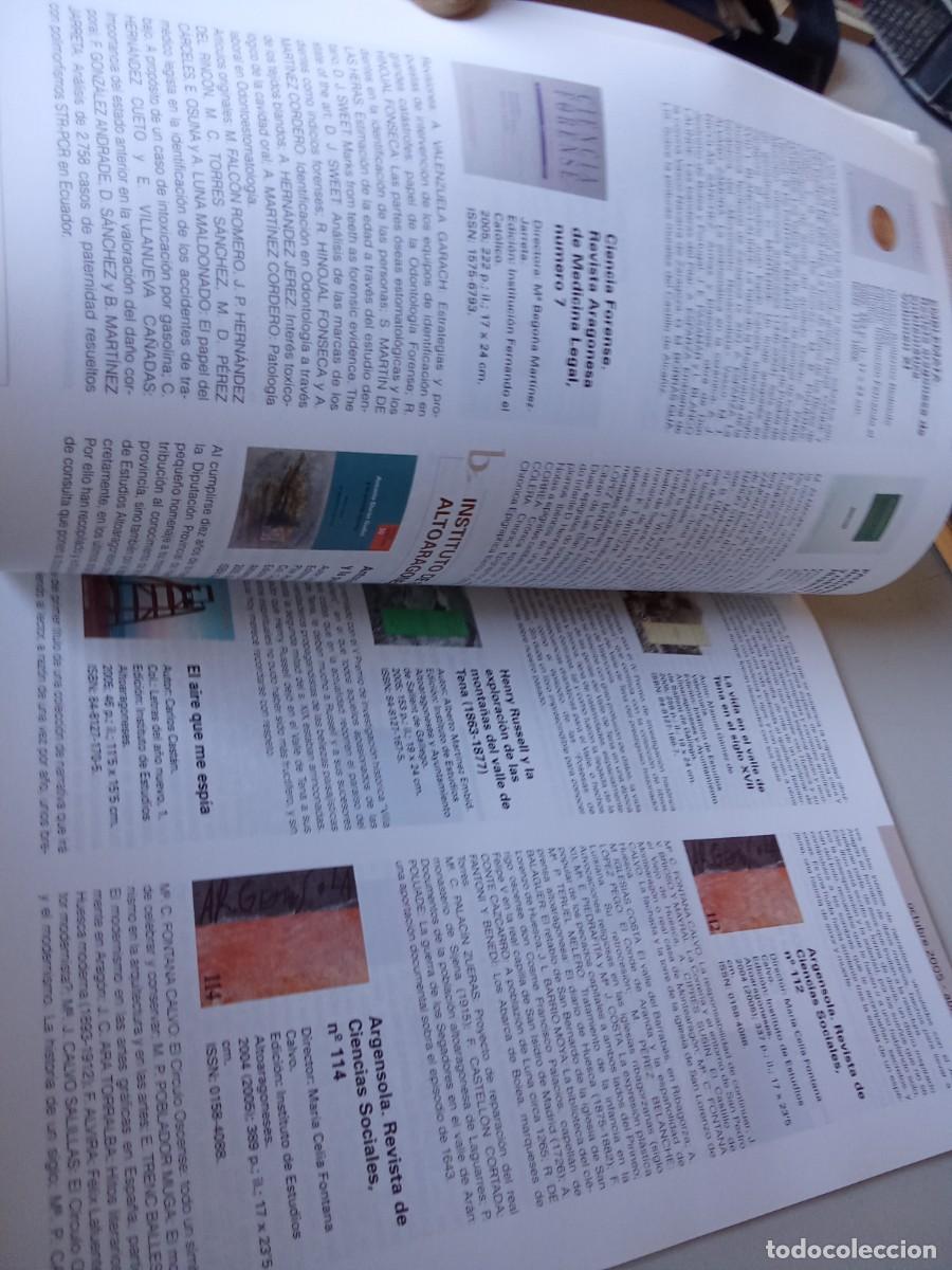 Libros de segunda mano: LETRAS ARAGONESAS ABRIL 2006 / / EVA 201 - Foto 11