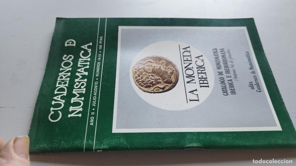Libros de segunda mano: CUADERNOS DE NUMISMATICA LA MONEDA IBERICA / ANTONIO M.DE GUADAN / GRAV 37 - Foto 1
