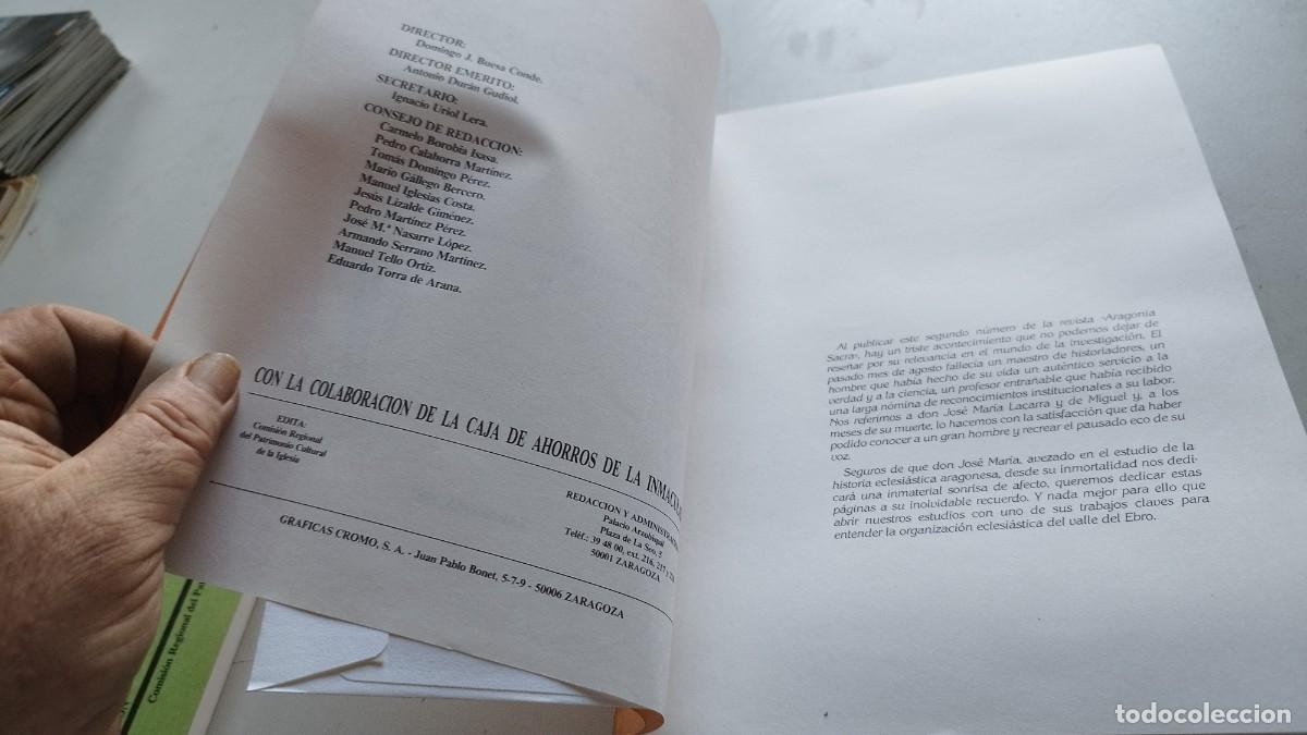 Libros de segunda mano: ARAGONIA SACRA 1987 / / GRAV 37 - Foto 5
