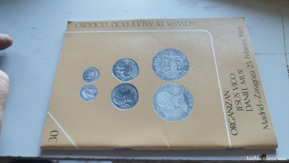 Libros de segunda mano: SUBASTA EN SALA Y POR CORREO 30 / VICO MUR / GRAV 37 NUMISMATICA