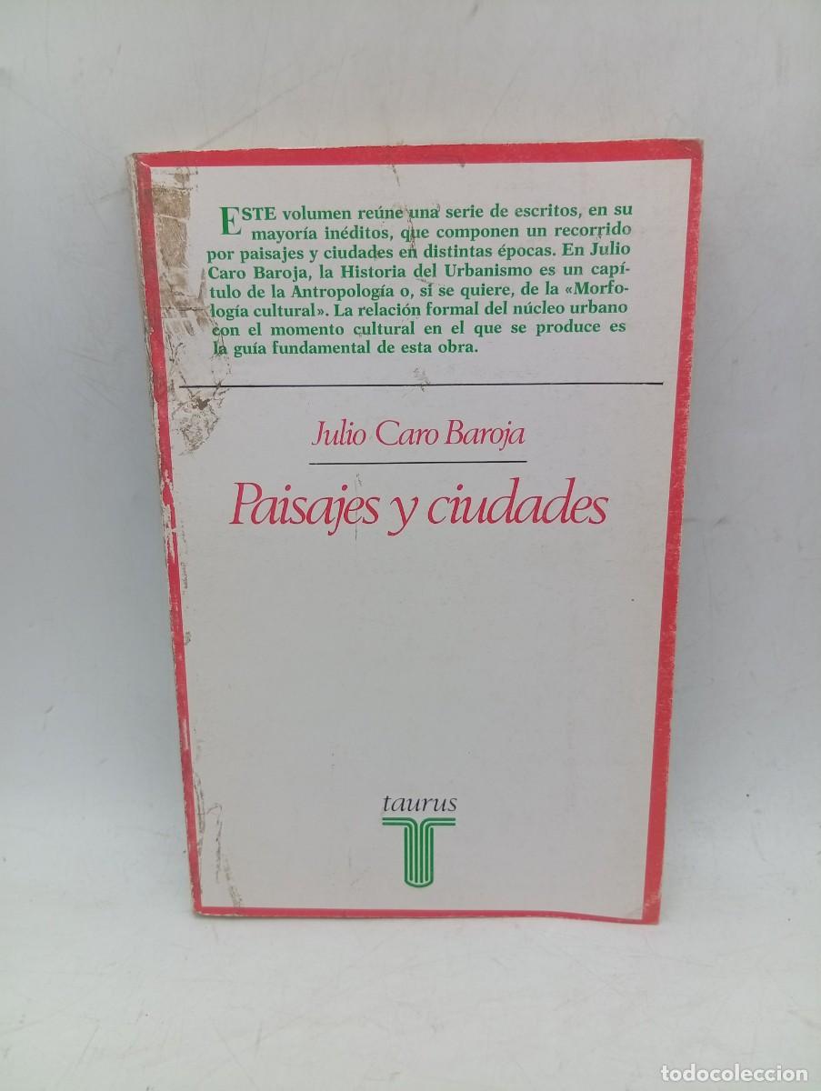 Libros de segunda mano: PAISAJES Y CIUDADES. JULIO CARO BAROJA. 1984. P&Agrave;GS : 233.