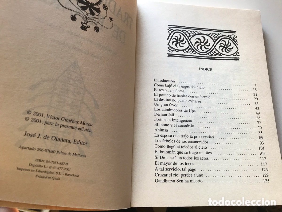 Libros de segunda mano: Cuentos tradicionales de Benar&eacute;s. Jos&eacute; J. De Ola&ntilde;eta editor - Foto 4
