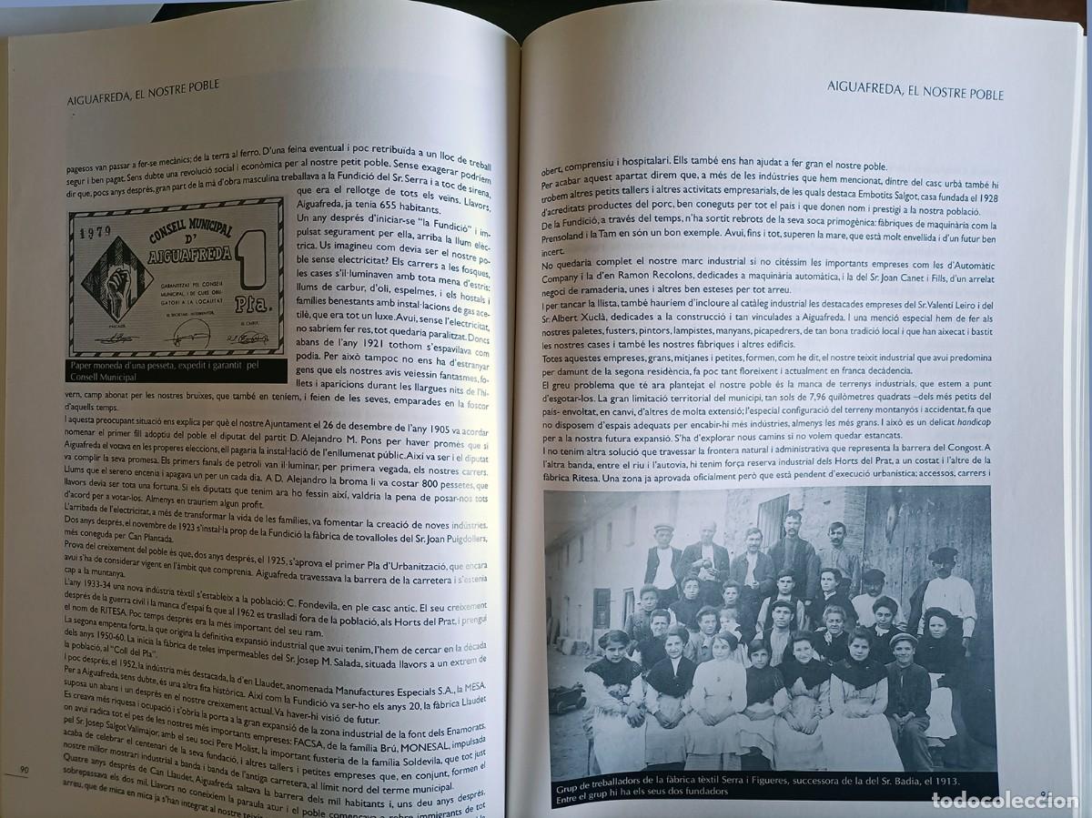 Libros de segunda mano: Aiguafreda 1.100 anys dhistoria - Foto 4