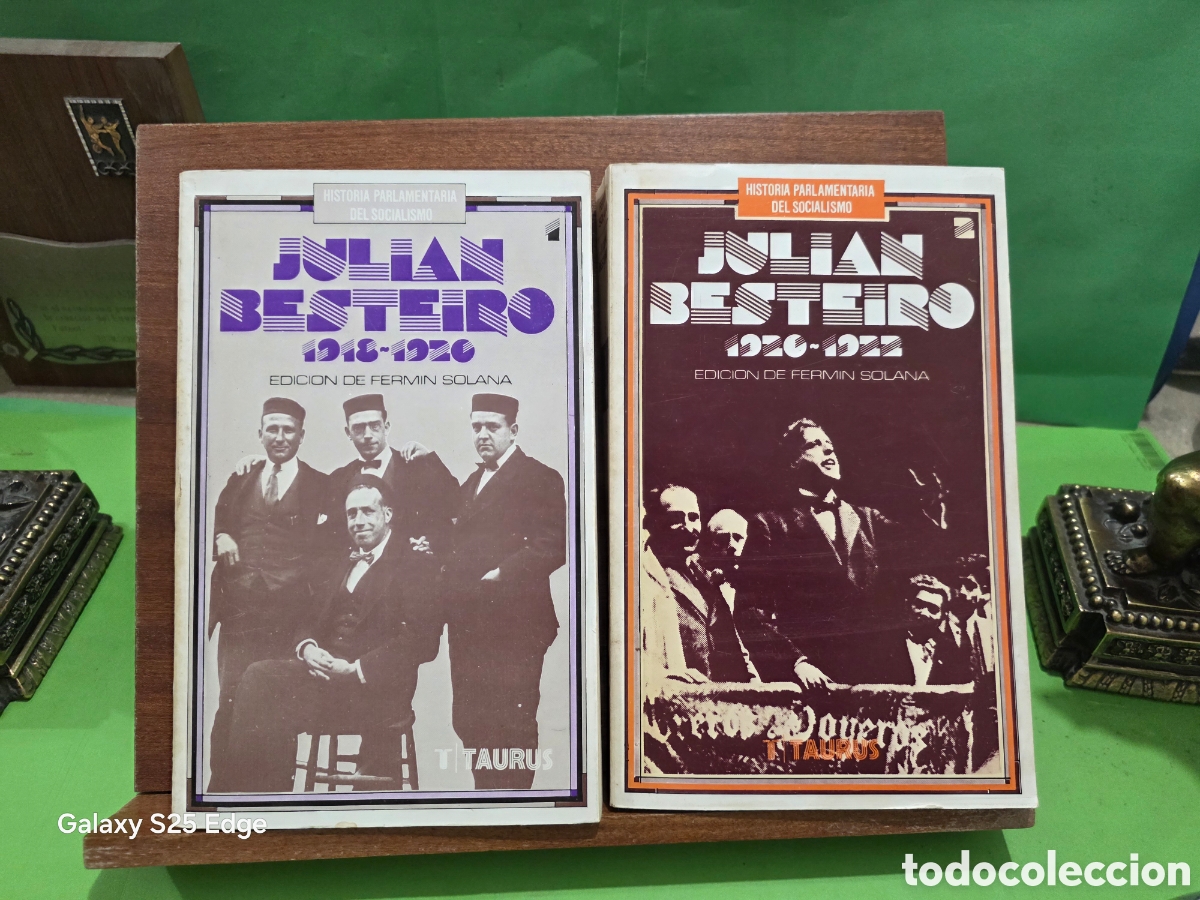 Libros de segunda mano: HISTORIA PARLAMENTARIA DEL SOCIALISMO...&rdquo;&rdquo;JULI&Aacute;N BESTEIRO..1918-1922&rdquo;&rdquo;...DOS TOMOS...T. TAURUS..1975