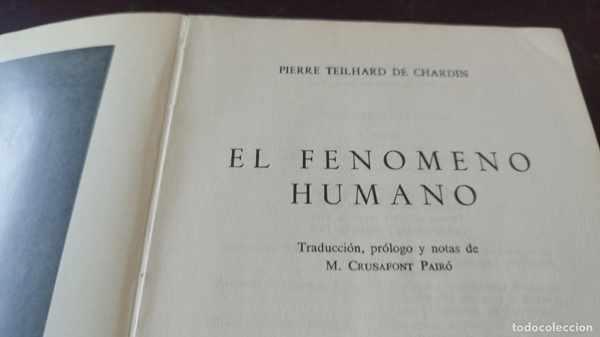 Libros de segunda mano: EL FEN&Oacute;MENO HUMANO / TEILHARD DE CHARDIN / CJA 608 / TAURUS - Foto 7