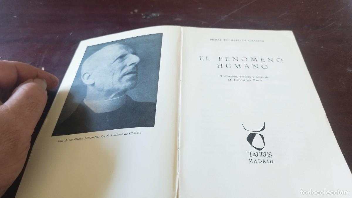 Libros de segunda mano: EL FEN&Oacute;MENO HUMANO / TEILHARD DE CHARDIN / CJA 608 / TAURUS - Foto 8