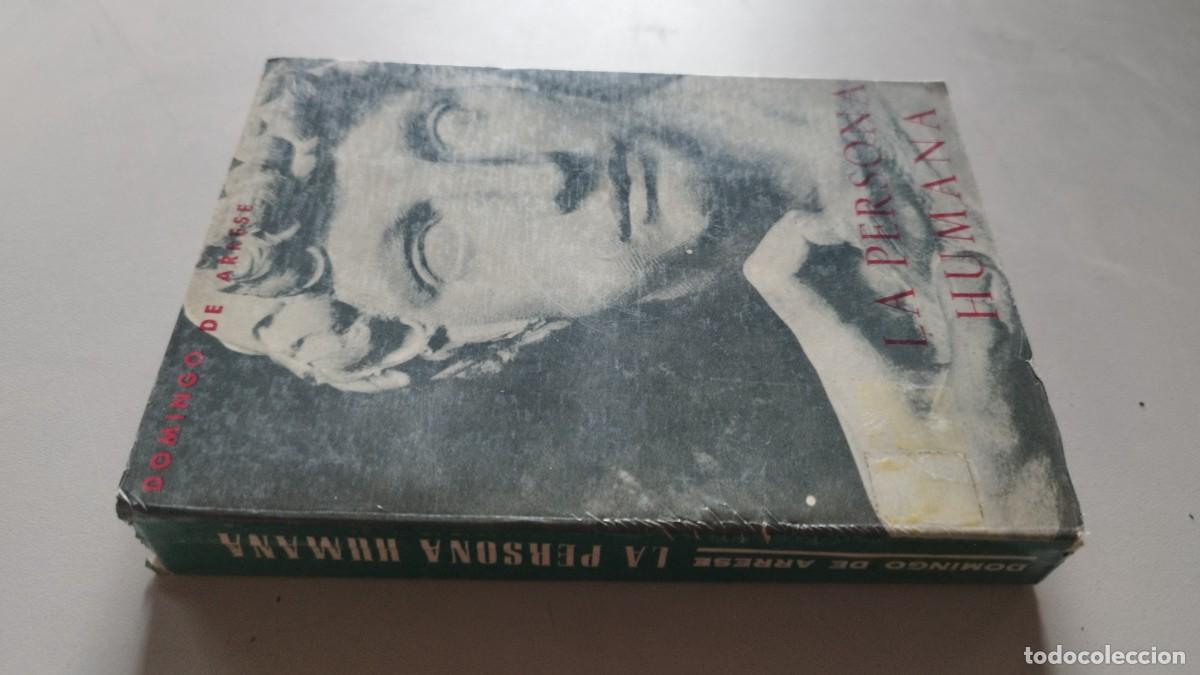 Libros de segunda mano: LA PERSONA HUMANA / DOMINGO DE ARRESE / GV 82 / ANRO
