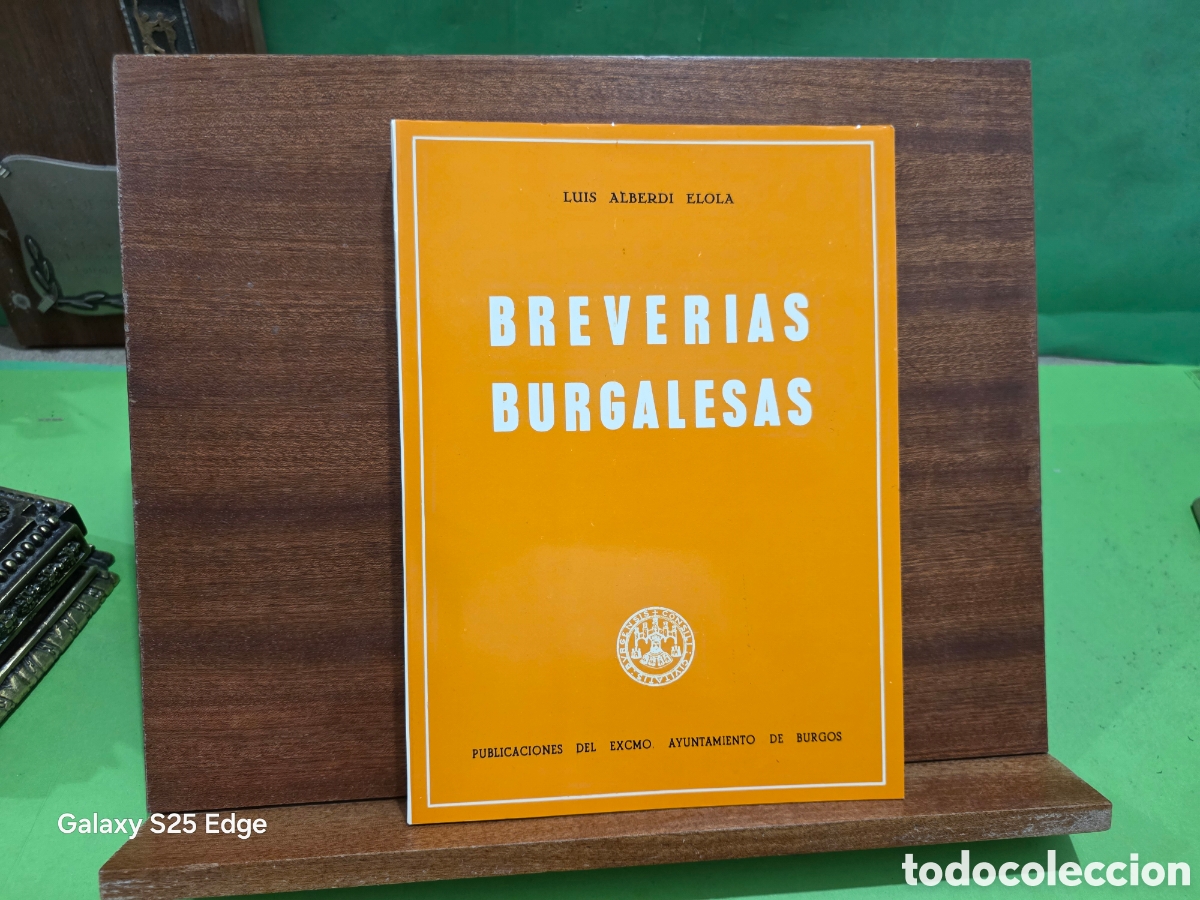 Libros de segunda mano: &rdquo;&rdquo;BREVER&Iacute;AS BURGALESAS&rdquo;&rdquo;...LUIS ALBERDI ELOLA.. EXCMO. AYUNTAMIENTO DE BURGOS...1969...