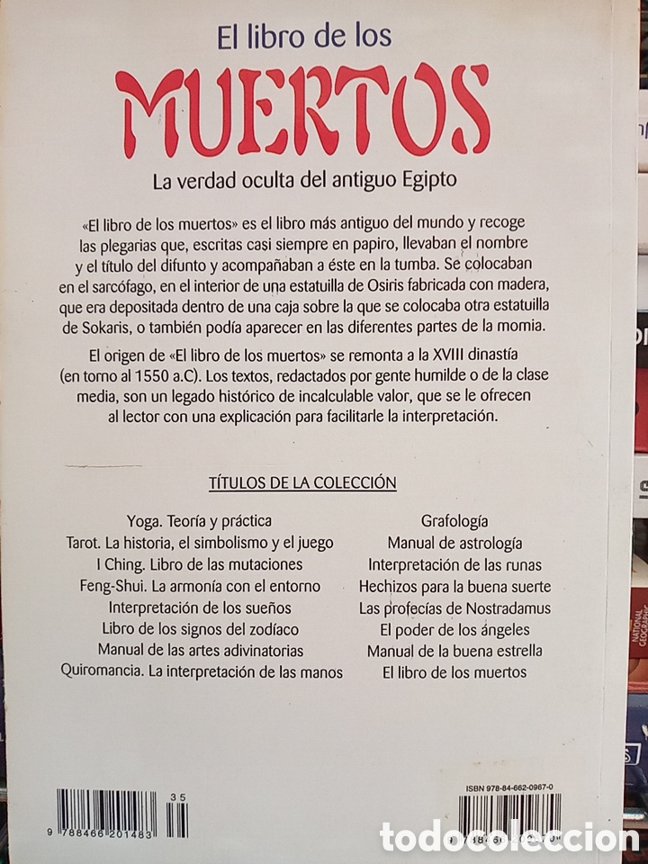 Libros de segunda mano: EL LIBRO DE LOS MUERTOS.LUIS TOM&Aacute;S MELGAR.LIBSA - Foto 2
