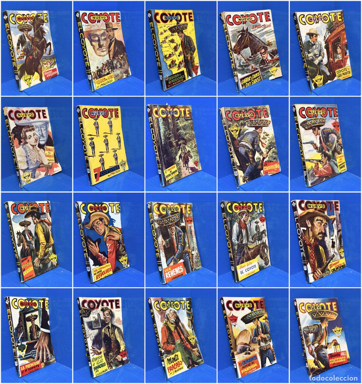 Livros em segunda m&atilde;o: LOTE DE 113 NOVELAS NUEVO COYOTE - JOS&Eacute; MALLORQU&Iacute; - ED. CLIPER