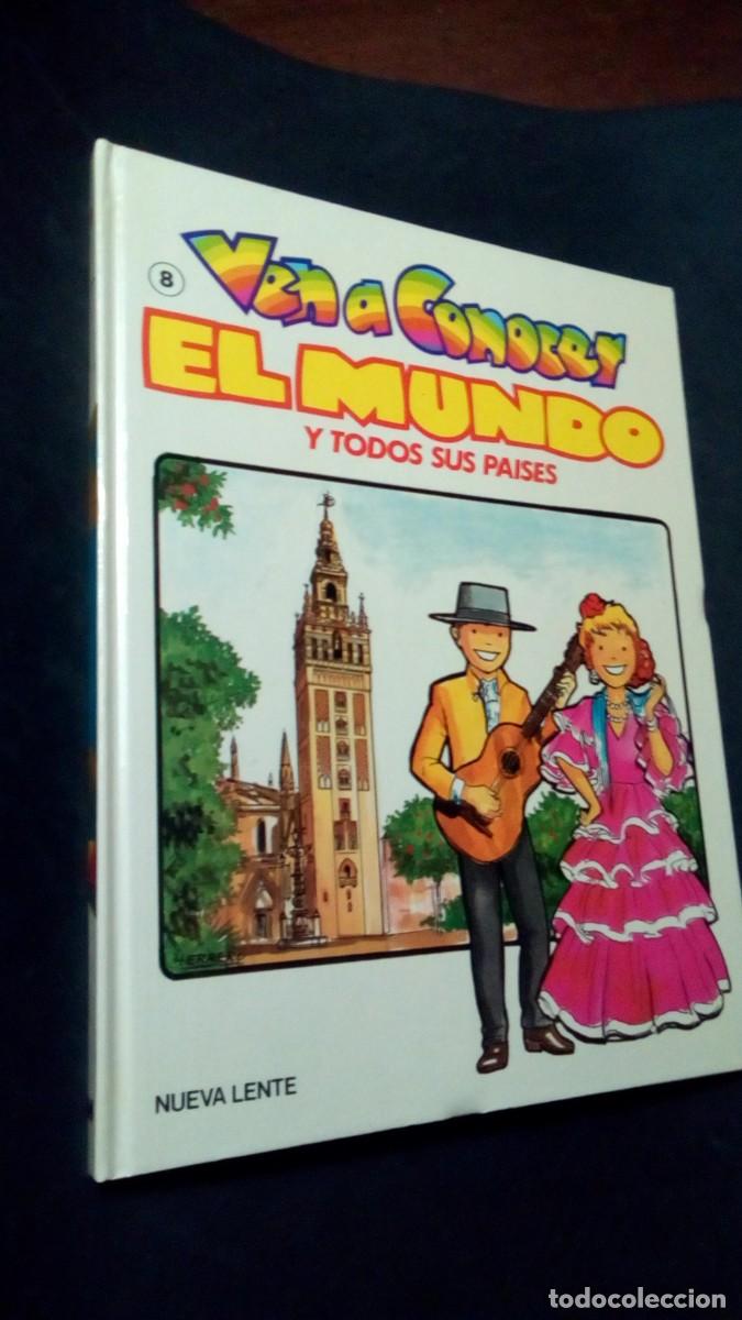 Libros de segunda mano: VEN A CONOCER EL MUNDO Y TODOS SUS PAISES. N&ordm; 8 NUEVA LENTE 1987.-TAPA DURA-COMO NUEVO