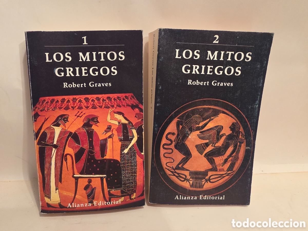Libros de segunda mano: LOS MITOS GRIEGOS. ROBERT GRAVES. 1995. 2 TOMOS.