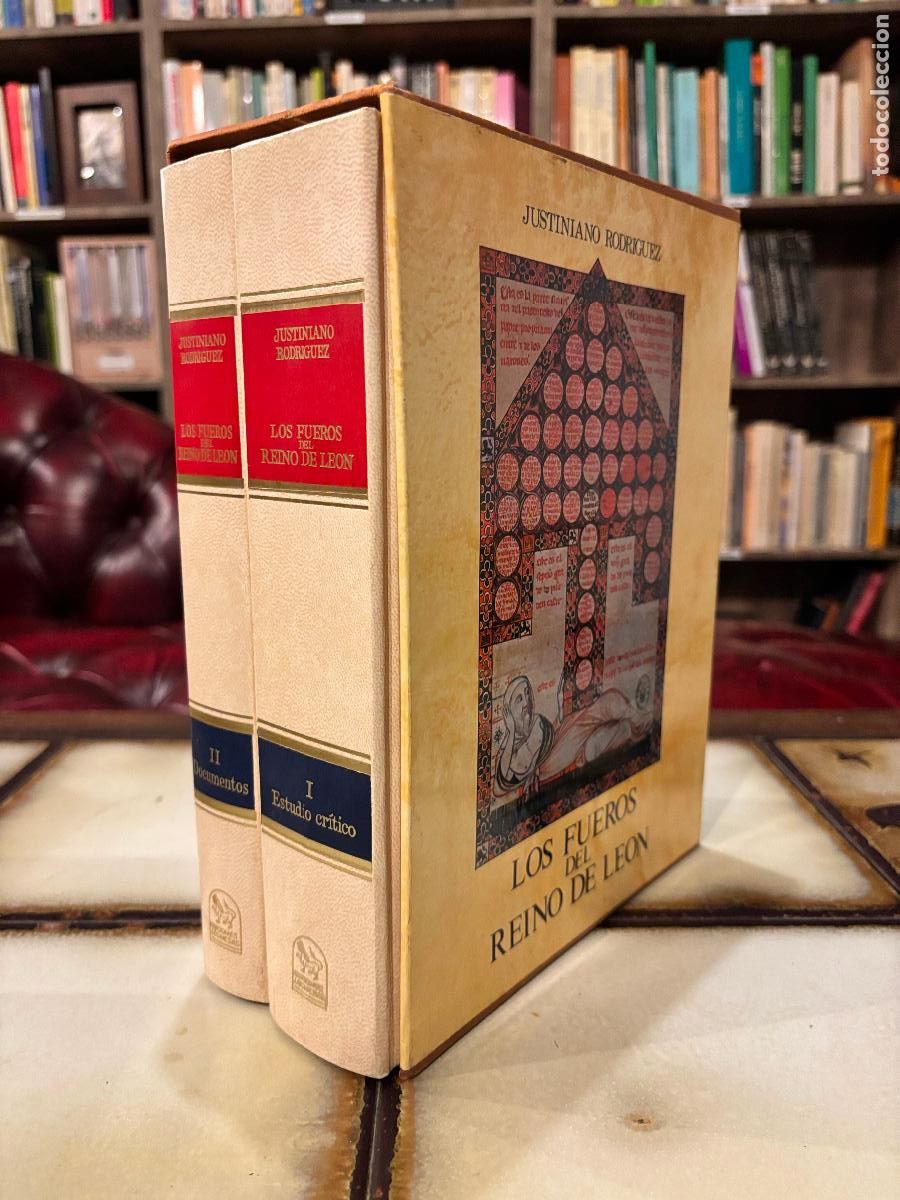 Libros de segunda mano: Los fueros del reino de Le&oacute;n. Justiniano Rodr&iacute;guez. Ediciones Leonesas.