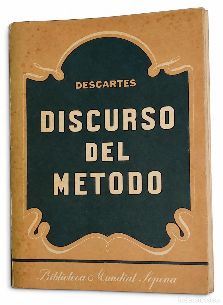 Libros de segunda mano: Ren&eacute; Descartes &ndash; Discurso del m&eacute;todo &ndash; Sopena &ndash; LM