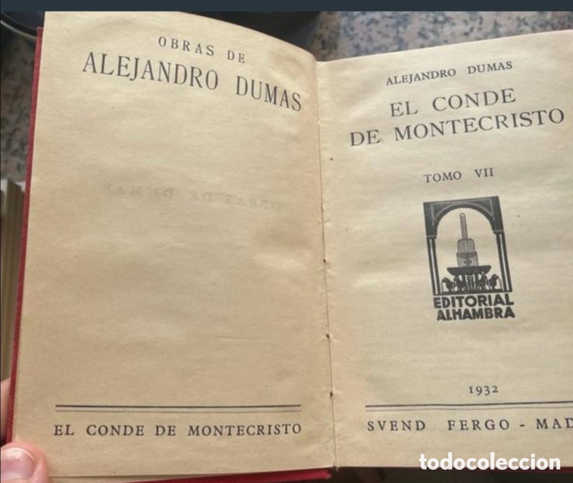 Libros de segunda mano: Colecci&oacute;n antigua de las obras de Alejandro Dumas 1932 - Foto 5