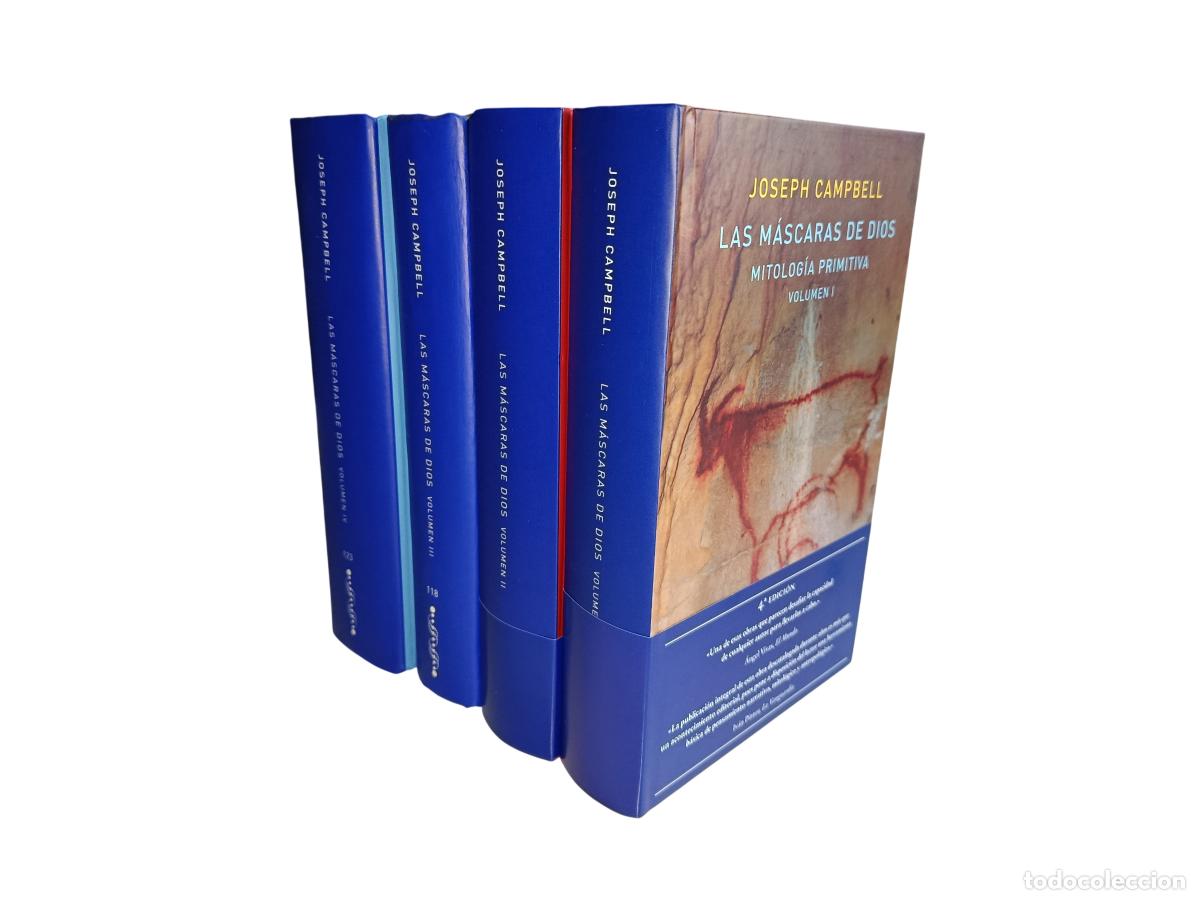Libros de segunda mano: LAS M&Aacute;SCARAS DE DIOS. 4 TOMOS. JOSEPH CAMPBELL. EDITORIAL ATALANTA. 2022