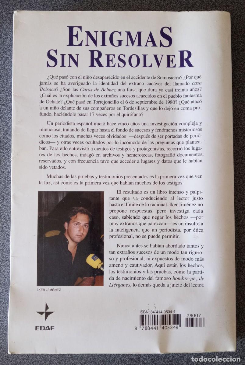 Libros de segunda mano: Enigmas Sin Resolver Iker Jim&eacute;nez - Foto 11