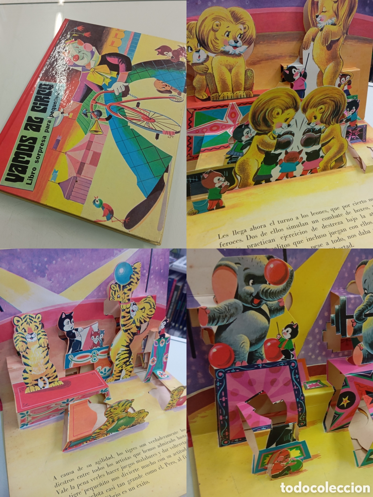 Libros de segunda mano: VAMOS AL CIRCO LIBRO SORPRESA PARA PEQUE&Ntilde;UELOS EDICIONES STOCK POP UP TROQUELADO DE COLECCION