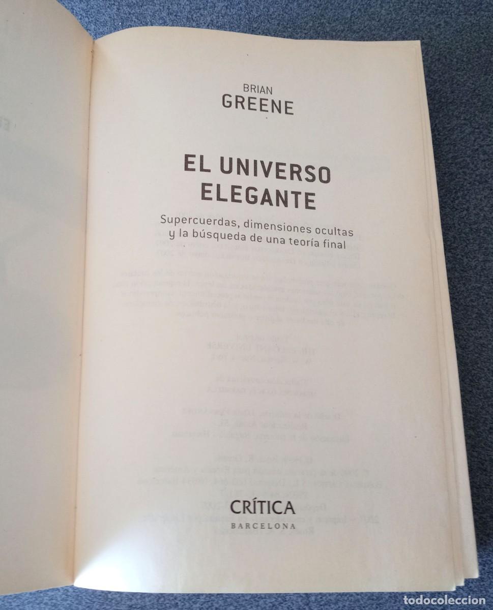 Libros de segunda mano: El Universo Elegante Brian Greene - Foto 3