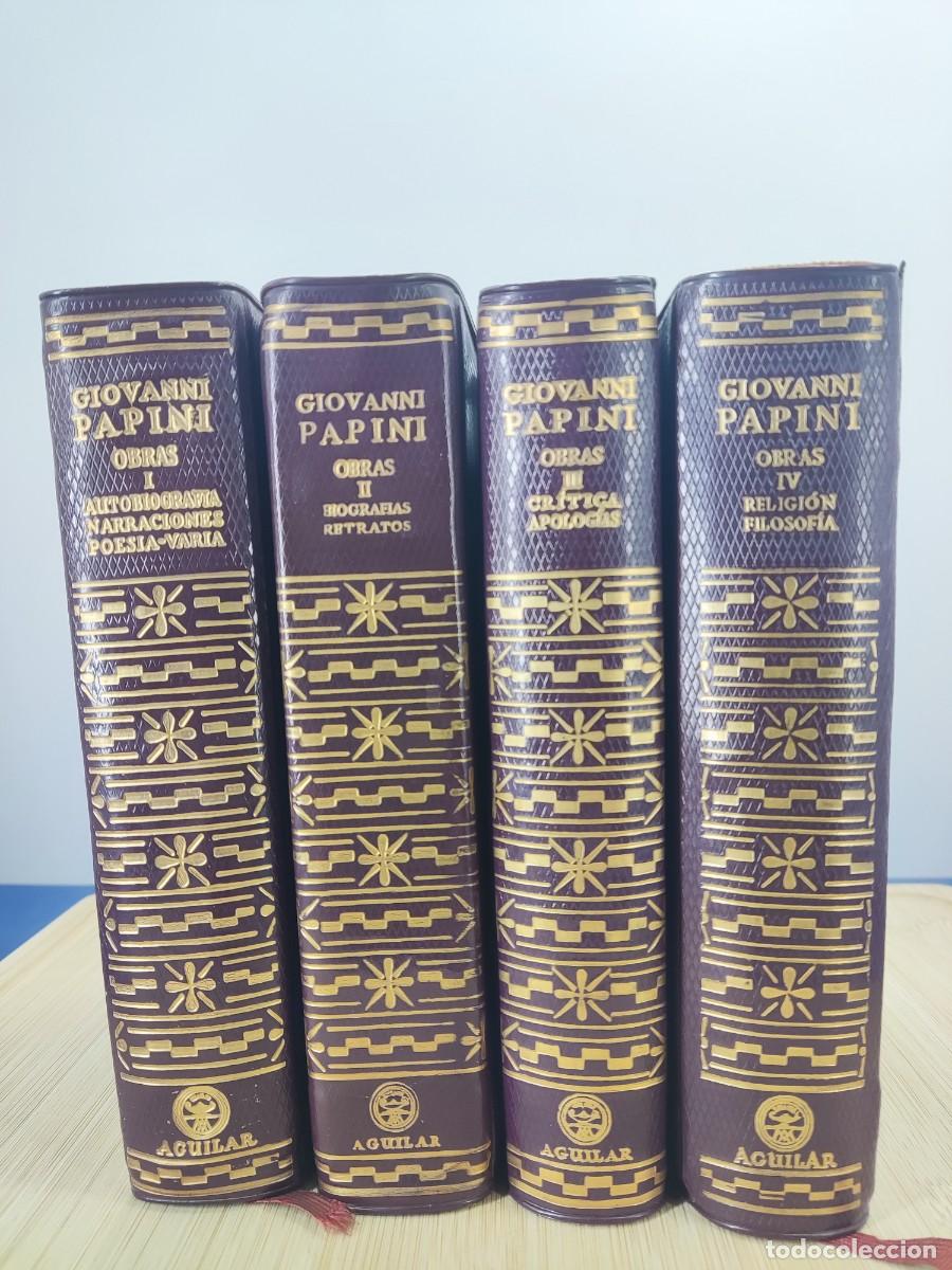 Libros de segunda mano: GIOVANNI PAPINI. OBRAS / 1957. AGUILAR