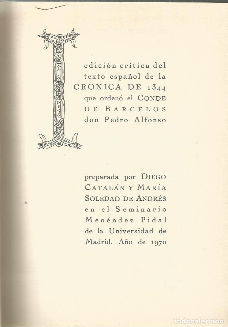 Libros de segunda mano: CR&Oacute;NICA GENERAL DE ESPA&Ntilde;A DE 1344 - Foto 4