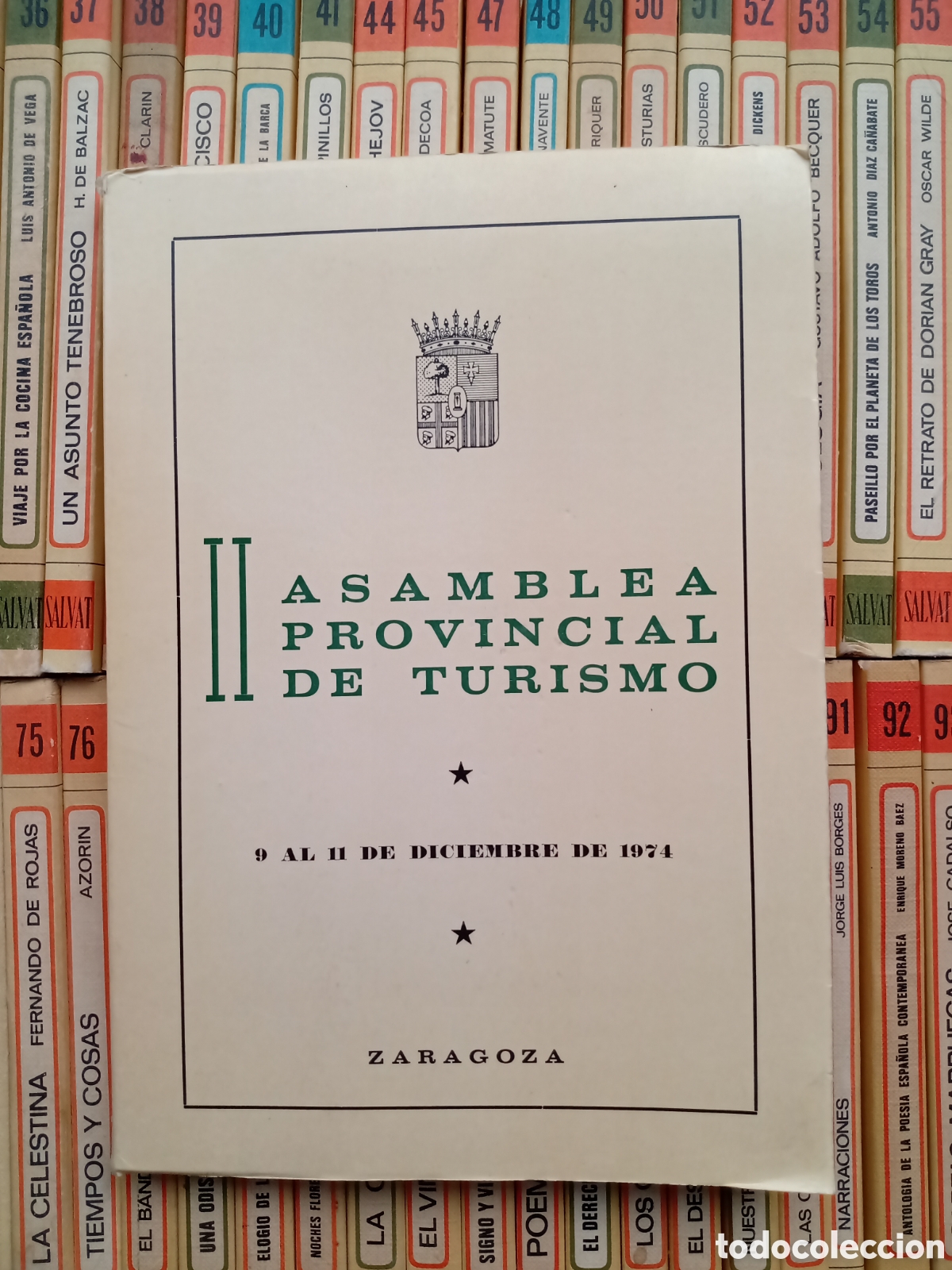 Libros de segunda mano: II Asamblea Provincial de Turismo de Zaragoza 1974
