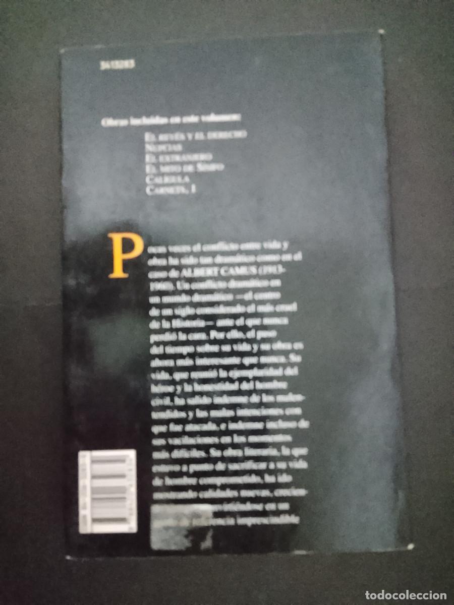 Libros de segunda mano: Albert Camus: Obras 1 (Alianza Editorial. 1996) - Foto 2