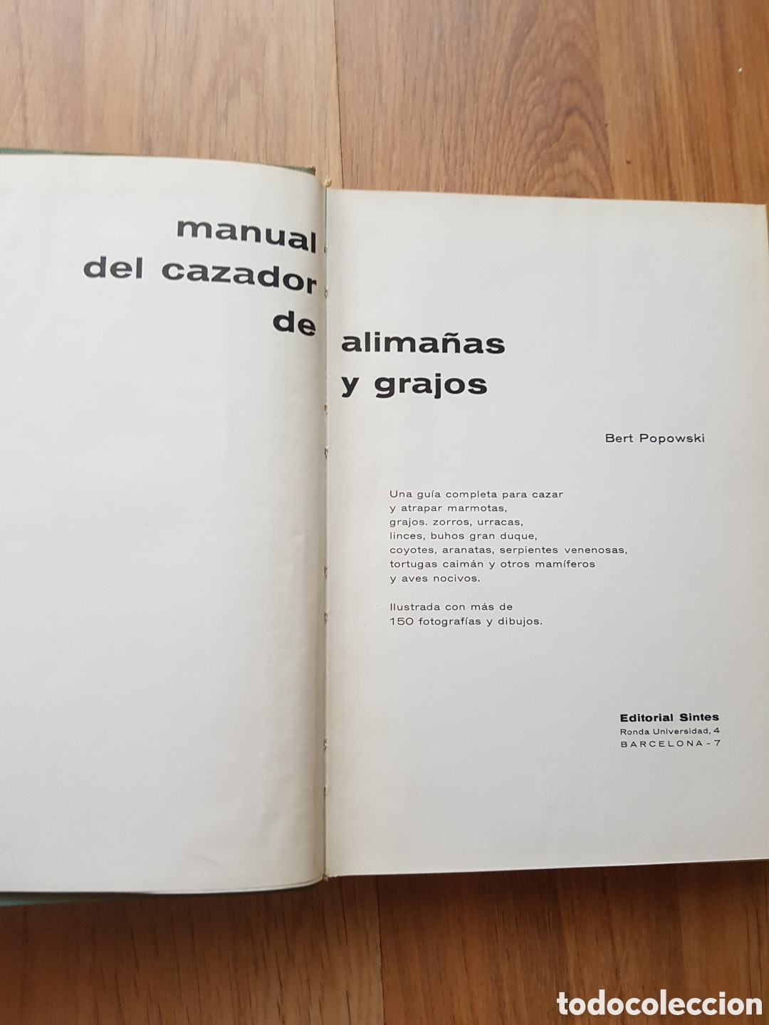 Libros de segunda mano: MANUAL DEL CAZADOR DE ALIMA&Ntilde;AS Y GRAJOS- BERT POPOWSKI - Foto 4
