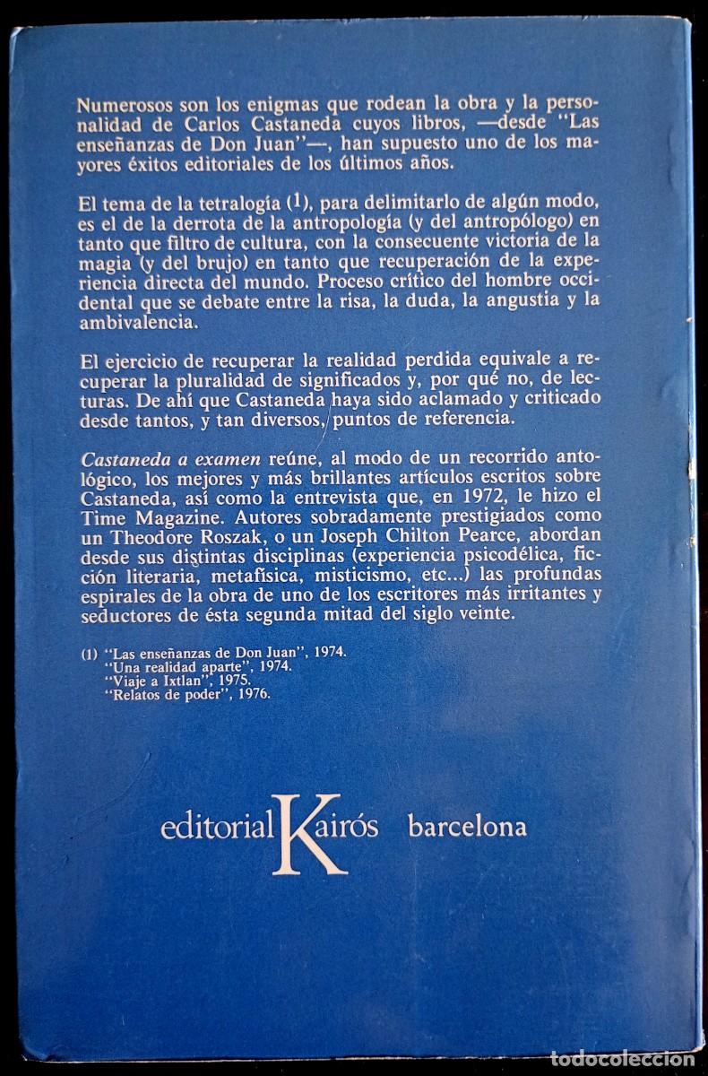 Libros de segunda mano: Daniel Noel (ed.) . Castaneda a examen - Foto 2
