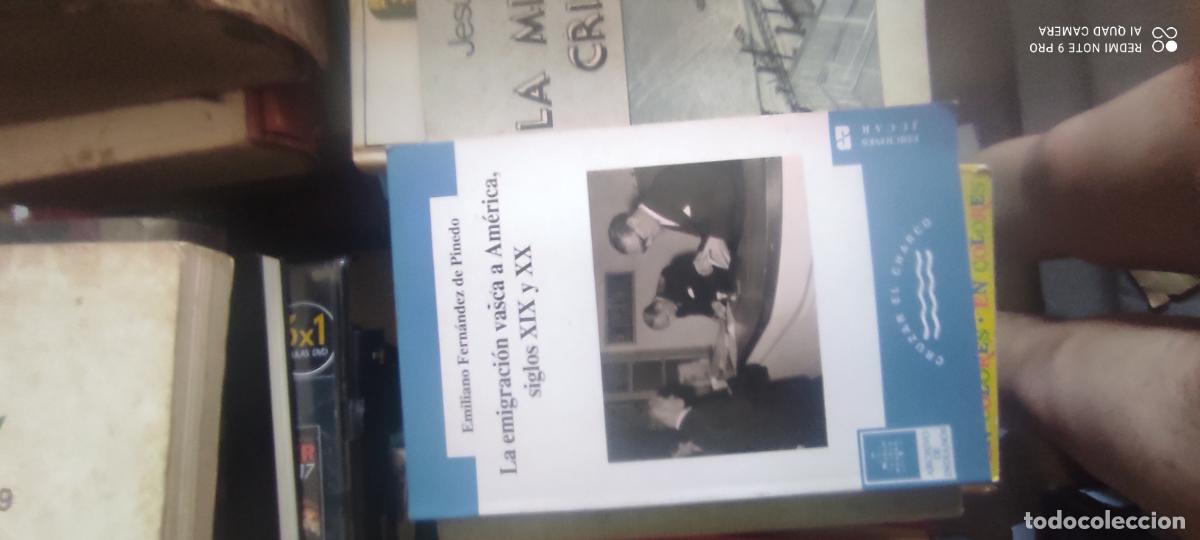 Libros de segunda mano: LA EMIGRACION VASCA A AMERICA, SIGLOS XIX Y XX - EMILIANO FERNANDEZ DE PINEDO