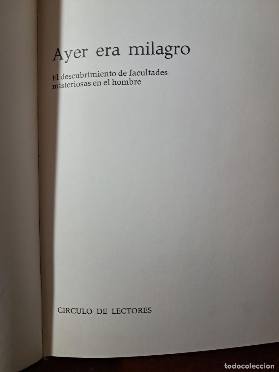 Libros de segunda mano: AYER ERA MILAGRO - WERNER KELLER - Foto 3