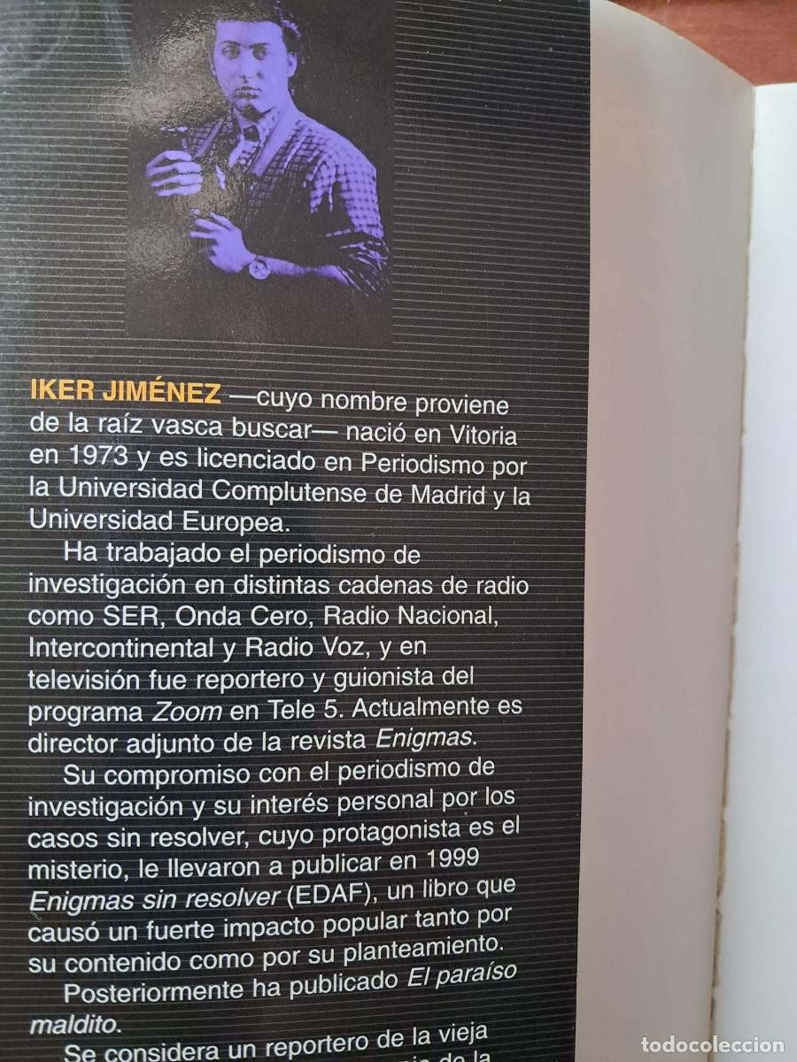 Libros de segunda mano: ENIGMAS SIN RESOLVER II - IKER JIMENEZ - Foto 6