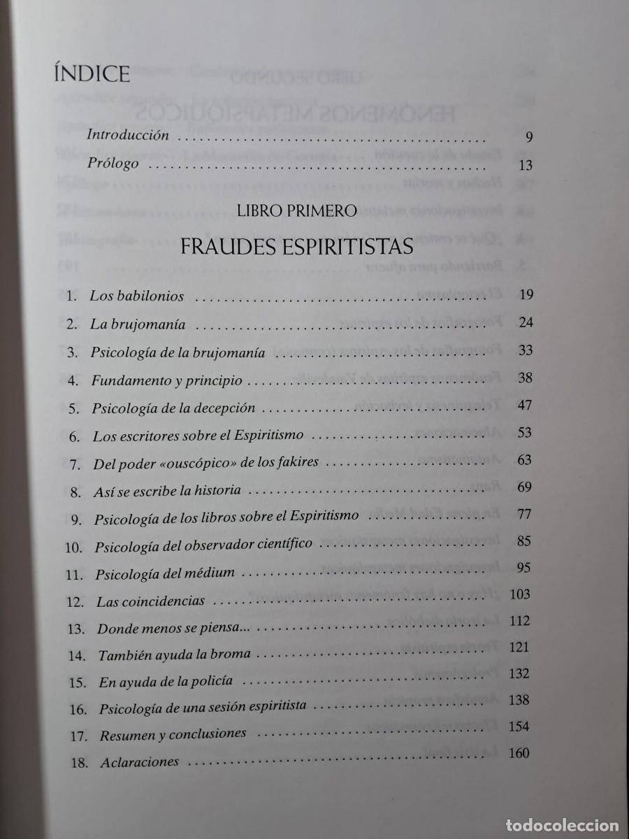 Libros de segunda mano: FRAUDES ESPIRITISTAS - Foto 3