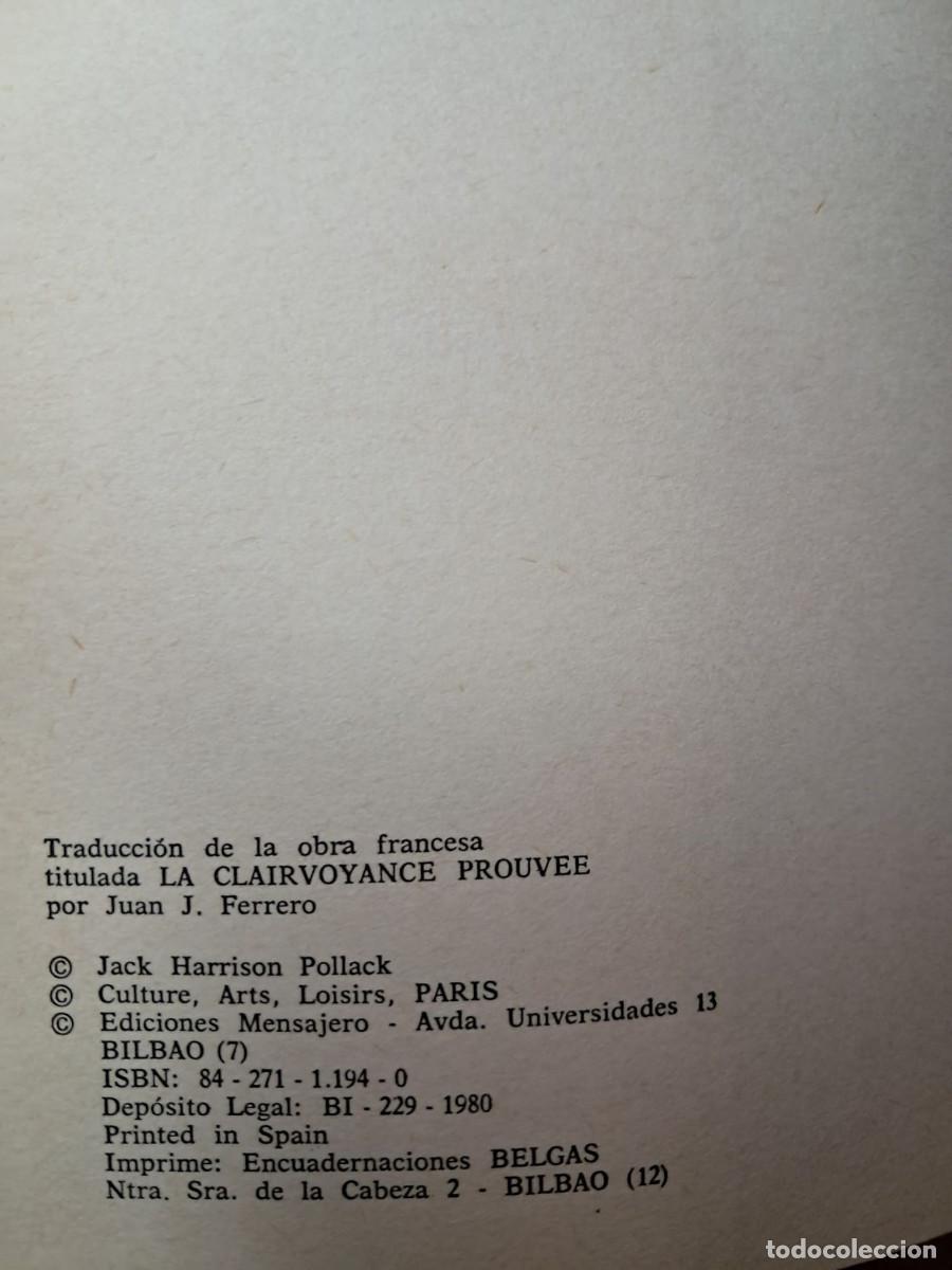 Libros de segunda mano: LA CLARIVIDENCIA PROBADA - H. POLLACK - Foto 2