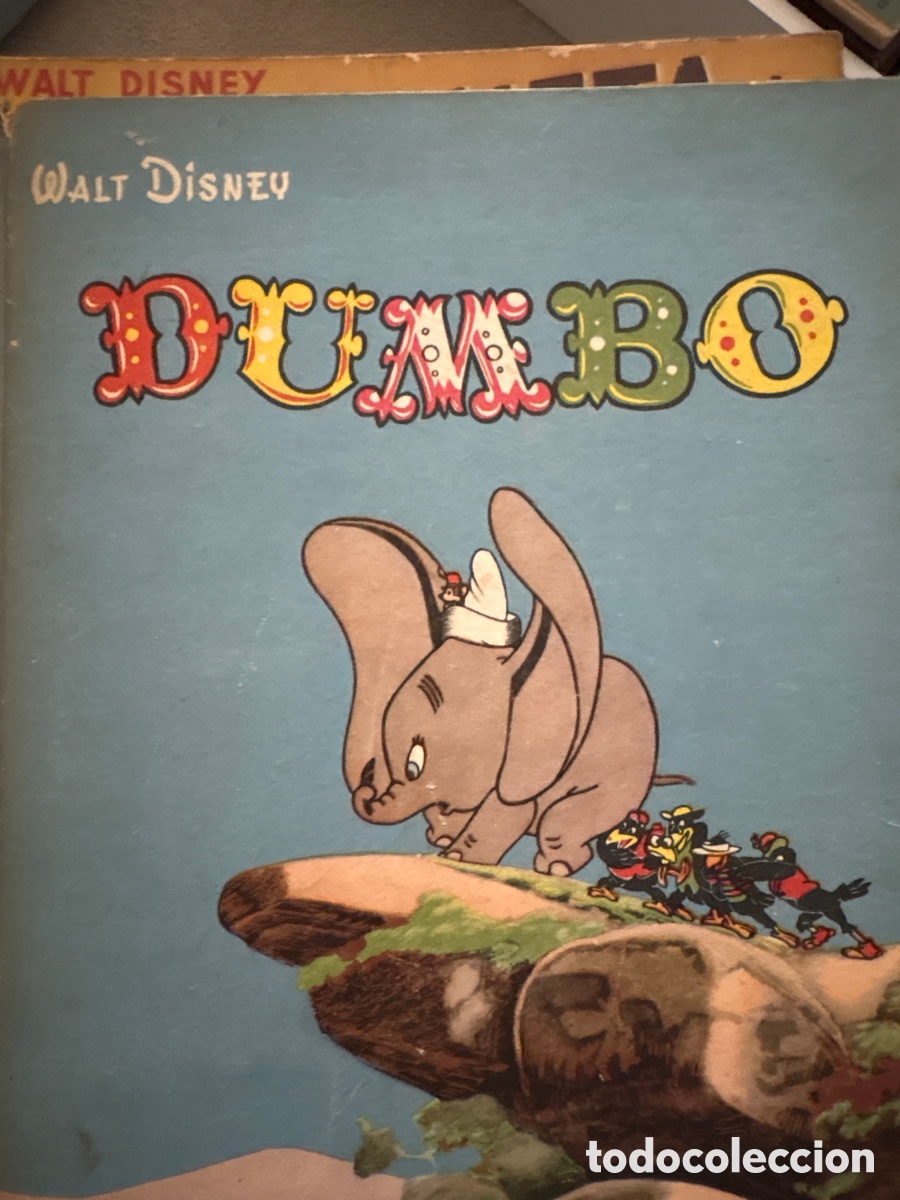Libros de segunda mano: DUMBO &ndash; WALT DISNEY &ndash; RIEUSSET BARCELONA 1944 &ndash; EDICI&Oacute;N ANTIGUA