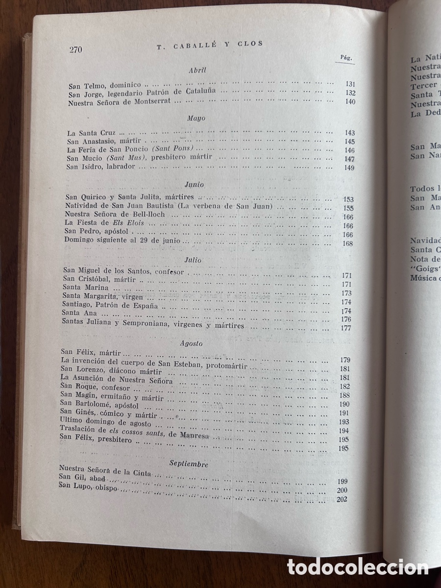 Libros de segunda mano: Folklore Catal&aacute;n - Tom&aacute;s Caball&eacute; y Clos (1947) Editorial Freixene - Foto 4