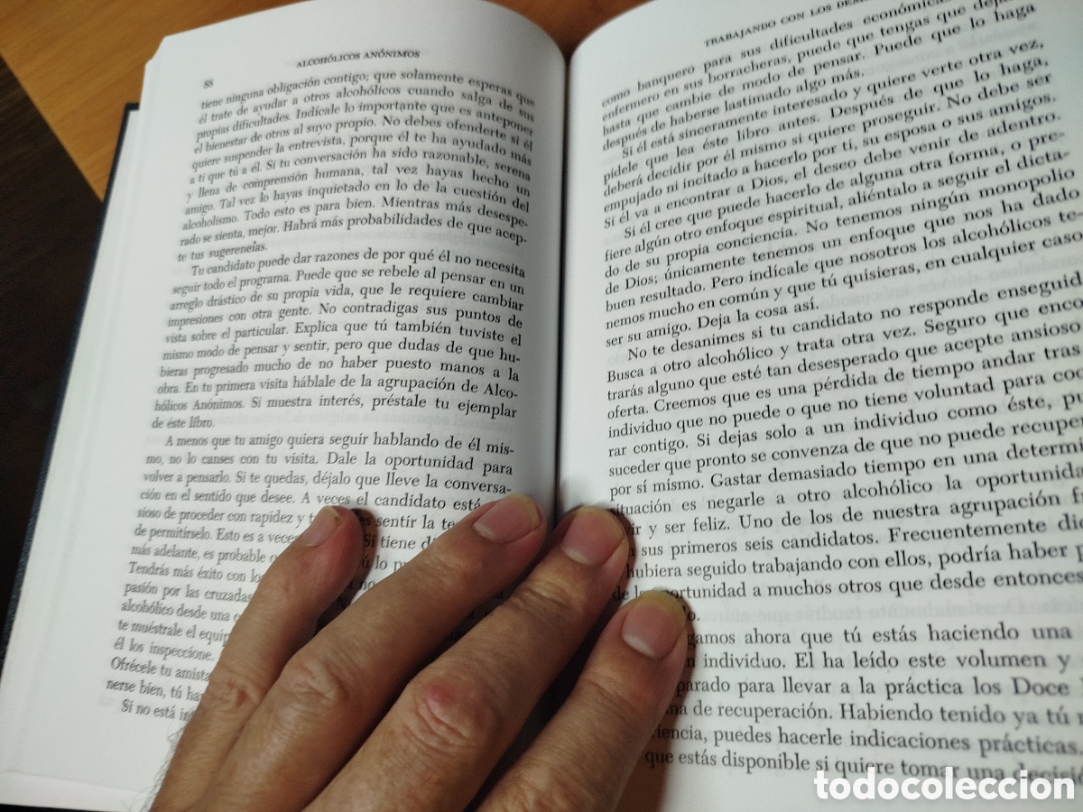 Libros de segunda mano: Alcoh&oacute;licos an&oacute;nimos. Ayuda para dejar de beber - Foto 3