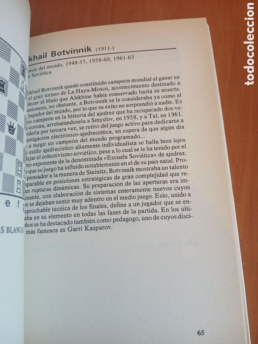 Libros de segunda mano: Ajedrez por Campeones. Bruce Pandolfini. - Foto 11